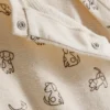 0–18 miesięcy | Komplet dla noworodków: bluza z nadrukiem psa i Spodnie Dresowe