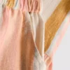 0–36 miesięcy | komplet z bluzką w paski z falbaną i spodniami