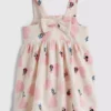0–36 miesięcy | Sukienka z teksturowanego materiału z postaciami Minnie Mouse i Daisy Duck z Disney’a