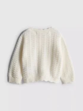 0–36 miesięcy | sweter z falistym wykończeniem