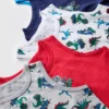1,5–10 lat | 5 szt. koszulek bez rękawów z motywem dinozaurów