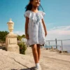 1,5–12 lat | sukienka typu smock z haftem kwiatowym z kolekcji „The Edit”