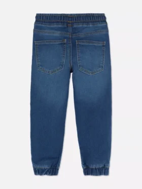 1,5–7 lat | jeansy typu sweatpants z podwiniętymi nogawkami