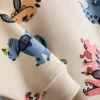 1,5–8 lat | komplet bluza i spodnie dresowe z nadrukiem dinozaura