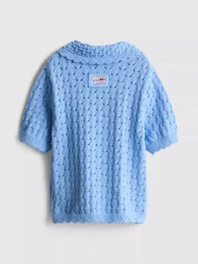 1,5–8 lat | sweter z krótkim rękawem i kołnierzykiem Hello Kitty
