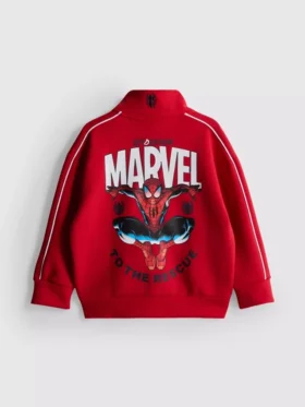 1,5–9 lat | Bluza z zamkiem i stójką z motywem Spider-Mana z Marvela