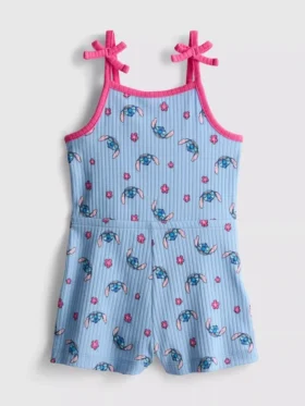 1,5–9 lat | Kombinezon z prążkowanego materiału z motywem Stitcha z Disney’a