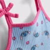 1,5–9 lat | Kombinezon z prążkowanego materiału z motywem Stitcha z Disney’a