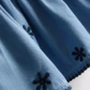 1,5–9 lat | komplet bluzki i szortów z tkaniny typu chambray