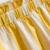 1,5–9 lat | komplet z bluzką z falbaną w paski i spodniami