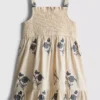 1,5–9 lat | sukienka z marszczonymi warstwami w kwiatowy wzór