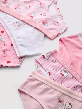 3–15 lat | 6 szt. majtek typu hipster z Hello Kitty