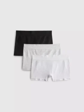 3-pak bezszwowych szortów typu boy shorts