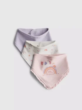 3-pak śliniaków typu bandana