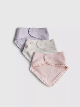 3-pak śliniaków typu bandana
