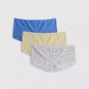 3-pak mini szortów typu boy shorts z wzorem pointelle
