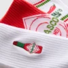 3 pary skarpetek w kolorze tabasco