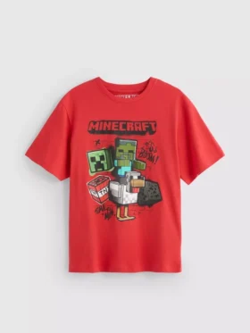 5–15 lat | koszulka z nadrukiem z gry Minecraft