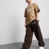 6–15 lat | Spodnie Dresowe KPop Demon Hunters Saja dla chłopców