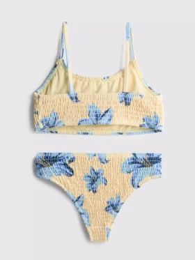 7–15 lat | bikini z marszczonym nadrukiem