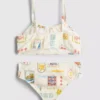 7–15 lat | bikini z nadrukiem pocztówkowym