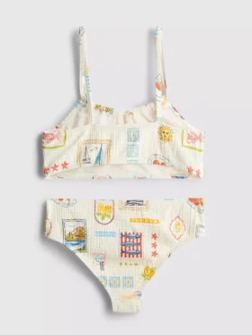 7–15 lat | bikini z nadrukiem pocztówkowym
