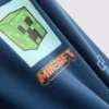 7–15 lat | Bluza z kapturem z nadrukiem z gry Minecraft, z przewagą bawełny