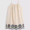 7–15 lat | haftowana sukienka typu cami smock