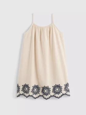 7–15 lat | haftowana sukienka typu cami smock