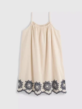 7–15 lat | haftowana sukienka typu cami smock