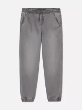 7–15 lat | jeansy typu sweatpants z podwiniętymi nogawkami