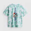 7–15 lat | Koszulka z nadrukiem „Sonic the Hedgehog” w stylu tie-dye