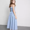 7–15 lat | spódnica midi w kratkę gingham