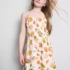 7–15 lat | sukienka z tkaniny seersucker