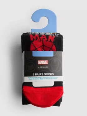 7-pak skarpetek do koszykówki Marvel