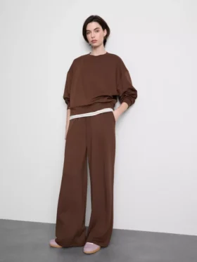 Aktywna bluza z okrągłym dekoltem