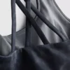 Aktywny top typu crop top z nadrukiem marmuru i tyłem typu racerback