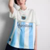 Argentyńska koszulka piłkarska z kołnierzykiem