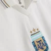 Argentyńska koszulka piłkarska z kołnierzykiem