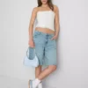 Bandeau z koronki z mieszanki bawełny