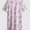 Bawełniana koszula nocna z nadrukiem Hello Kitty