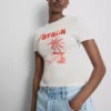 Bawełniana koszulka dziecięca z nadrukiem w stylu havana