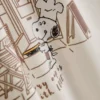 Bawełniana koszulka Peanuts Snoopy Cafe