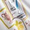 Bawełniana koszulka z nadrukiem o luźnym kroju