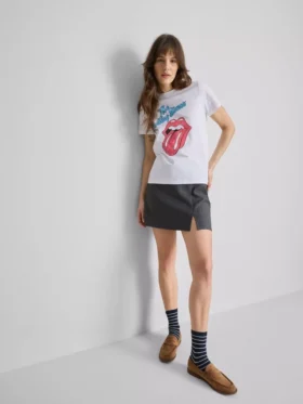 Bawełniana koszulka z nadrukiem The Rolling Stones