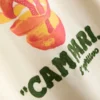Bawełniana koszulka z okrągłym dekoltem Campari