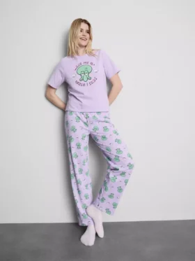 Bawełniana piżama z nadrukiem SpongeBob SquarePants