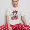 Bawełniane piżamy z nadrukiem Minnie Mouse firmy Disney