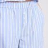 Bawełniane spodnie od piżamy w paski w stylu oxford