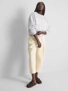 Bluza oversize z drobnym kwiatowym wzorem, 98